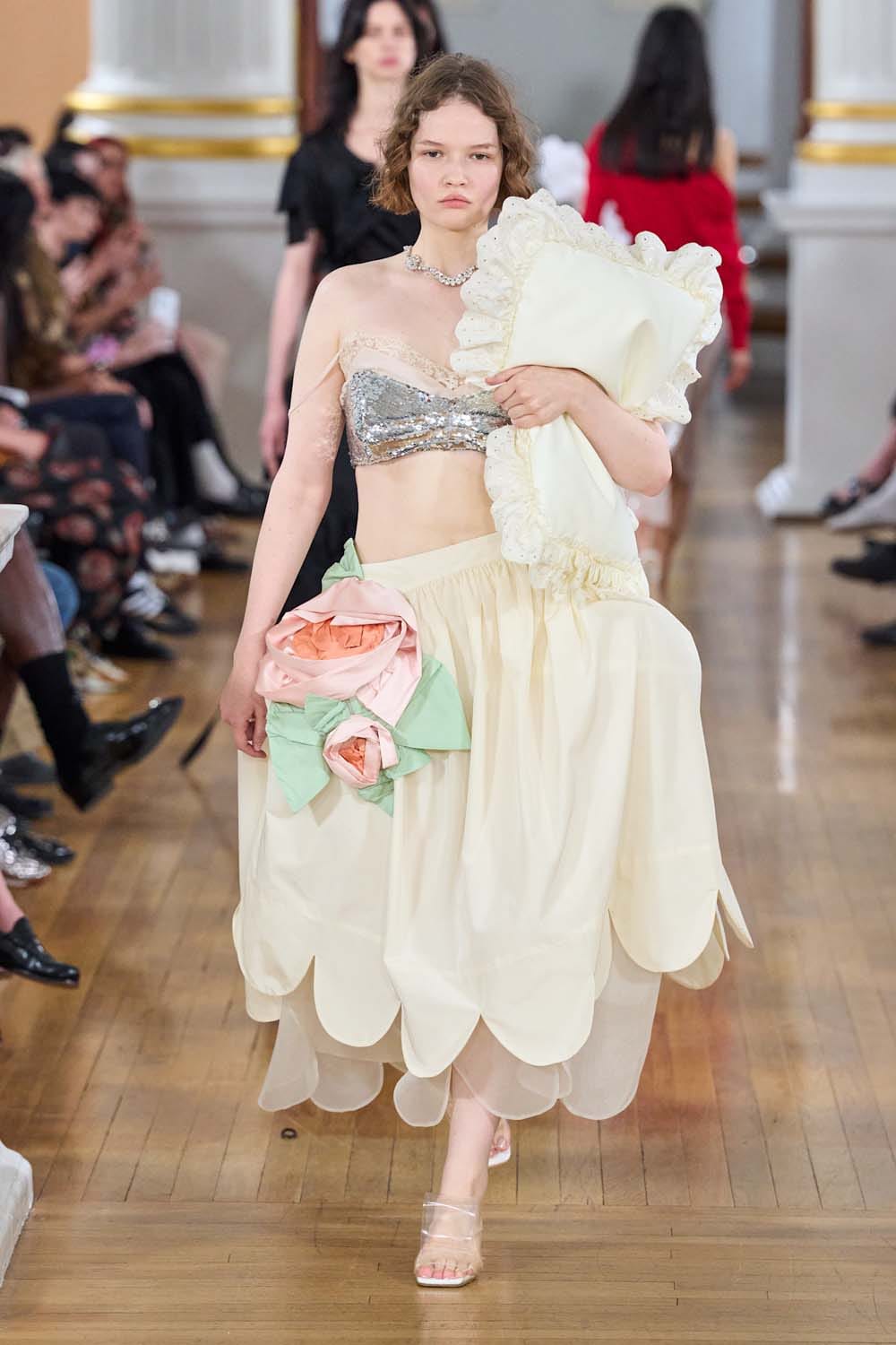 Simone Rocha Suggests People Use Throw-Pillows as Purses