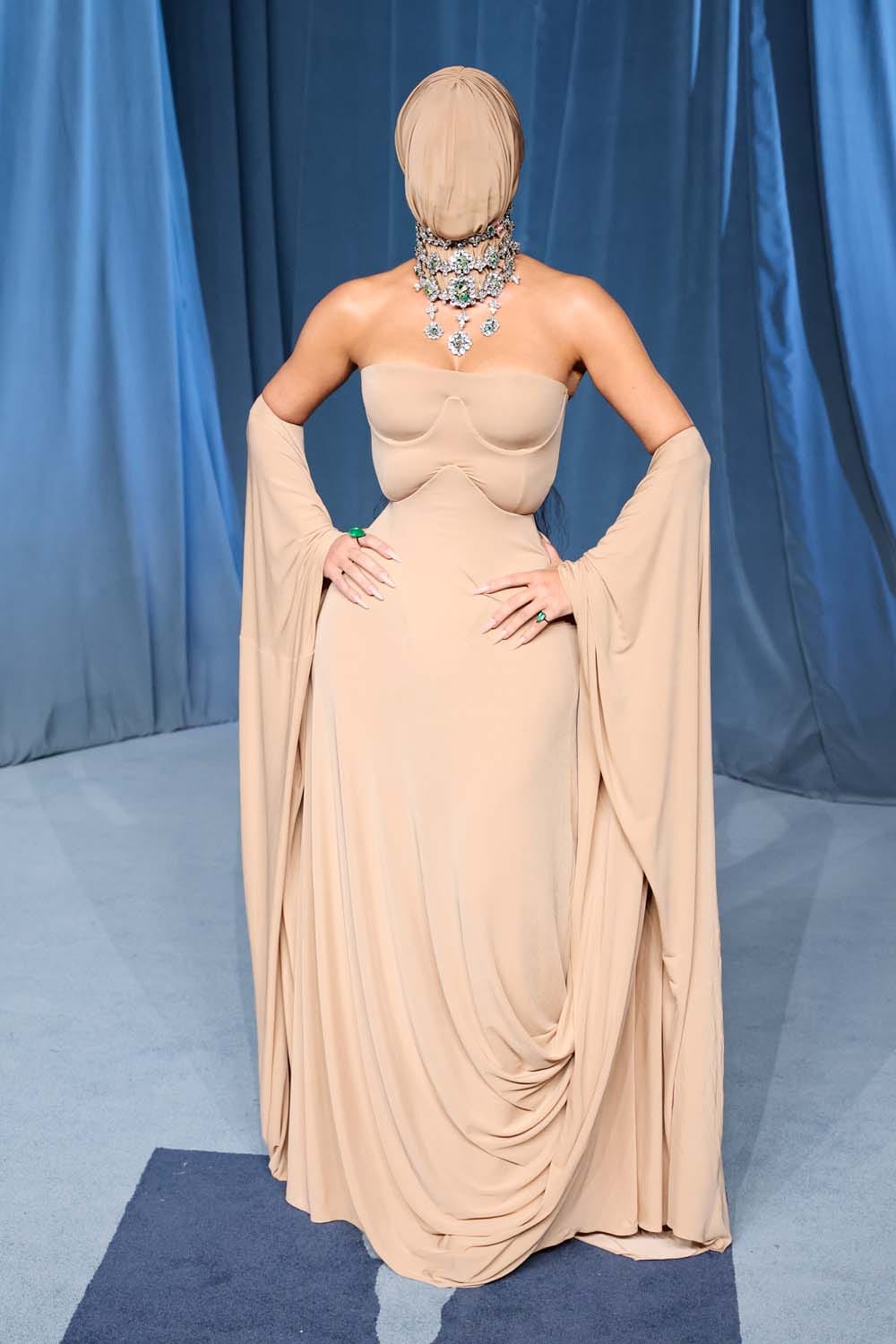 Kim Kardashian Turned Herself Into Shapewear at the Academy Museum Gala
