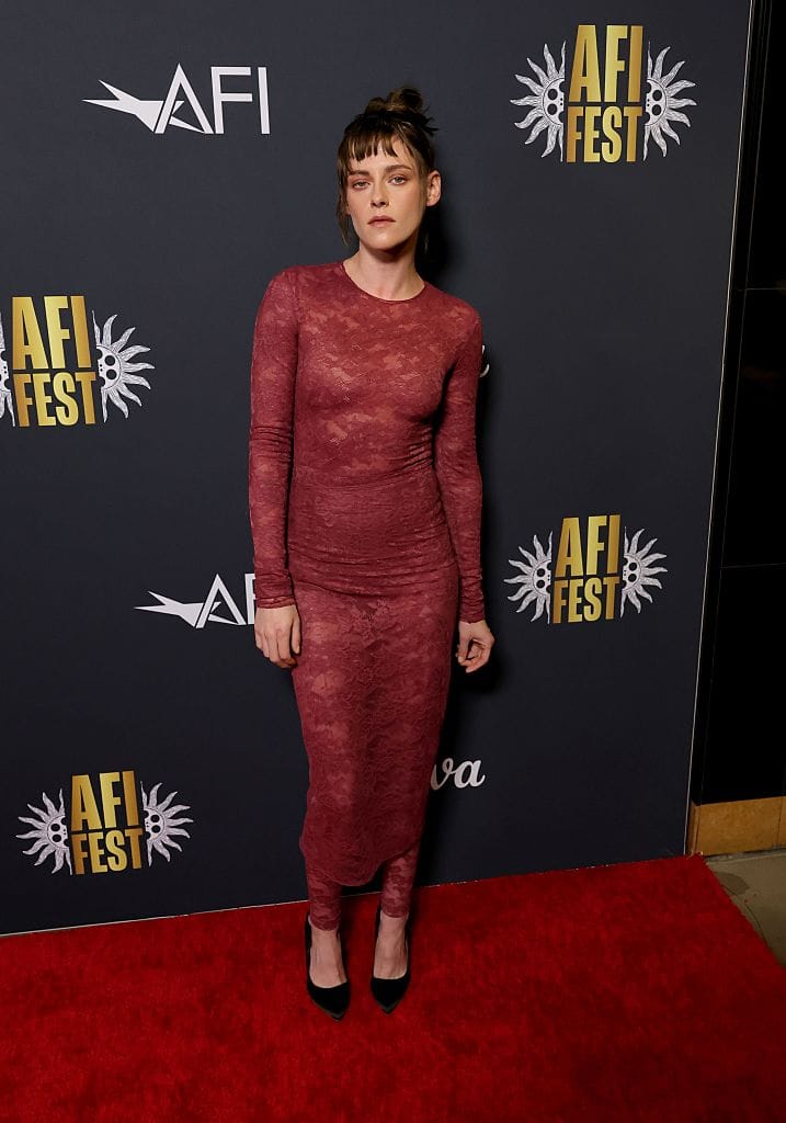 Kristen Stewart Is Wearing a Lace Tube