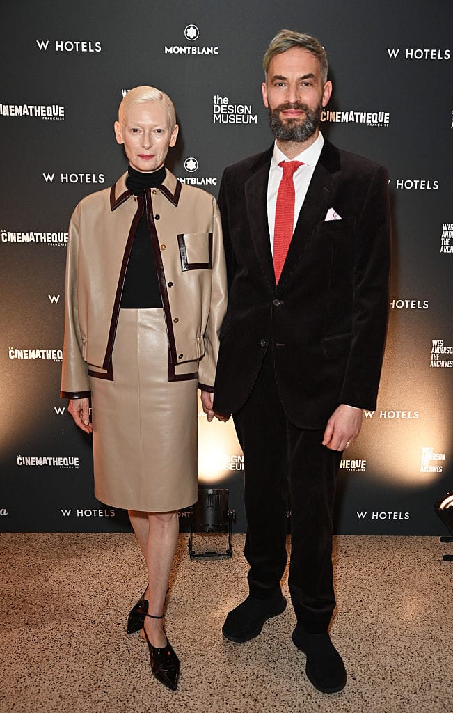 Swinton and Spouse Stepped Out for Wes Anderson