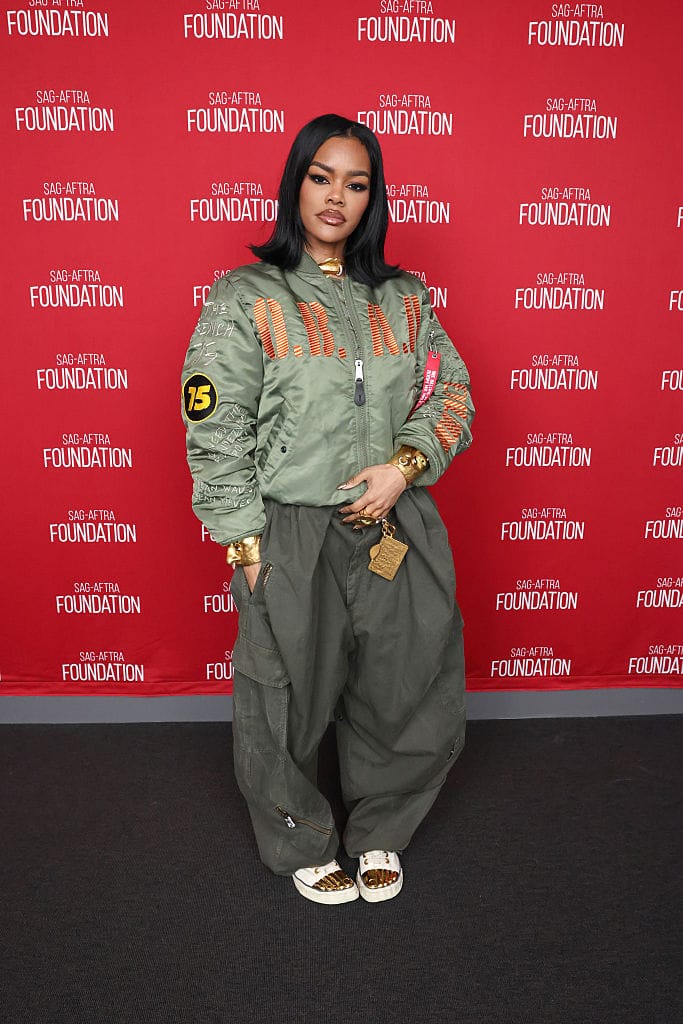 Teyana Taylor Gets Comfy