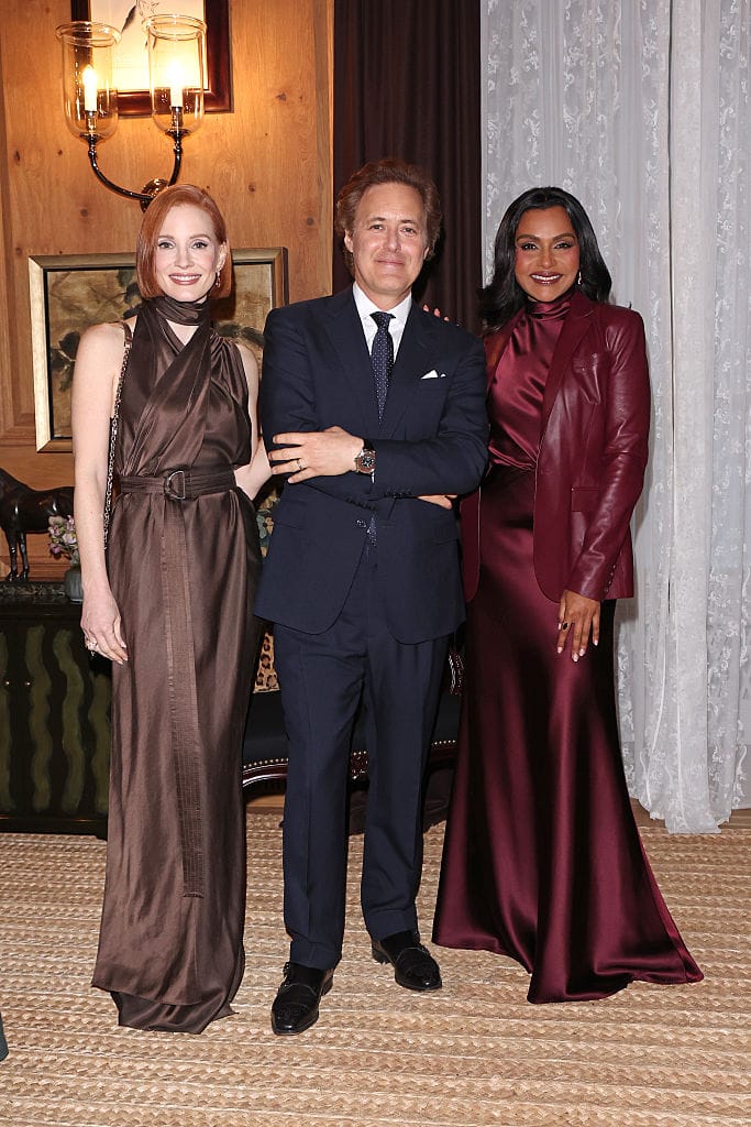 Jessica Chastain and Mindy Kaling Got to Go to Milan for a Ralph Lauren Dinner