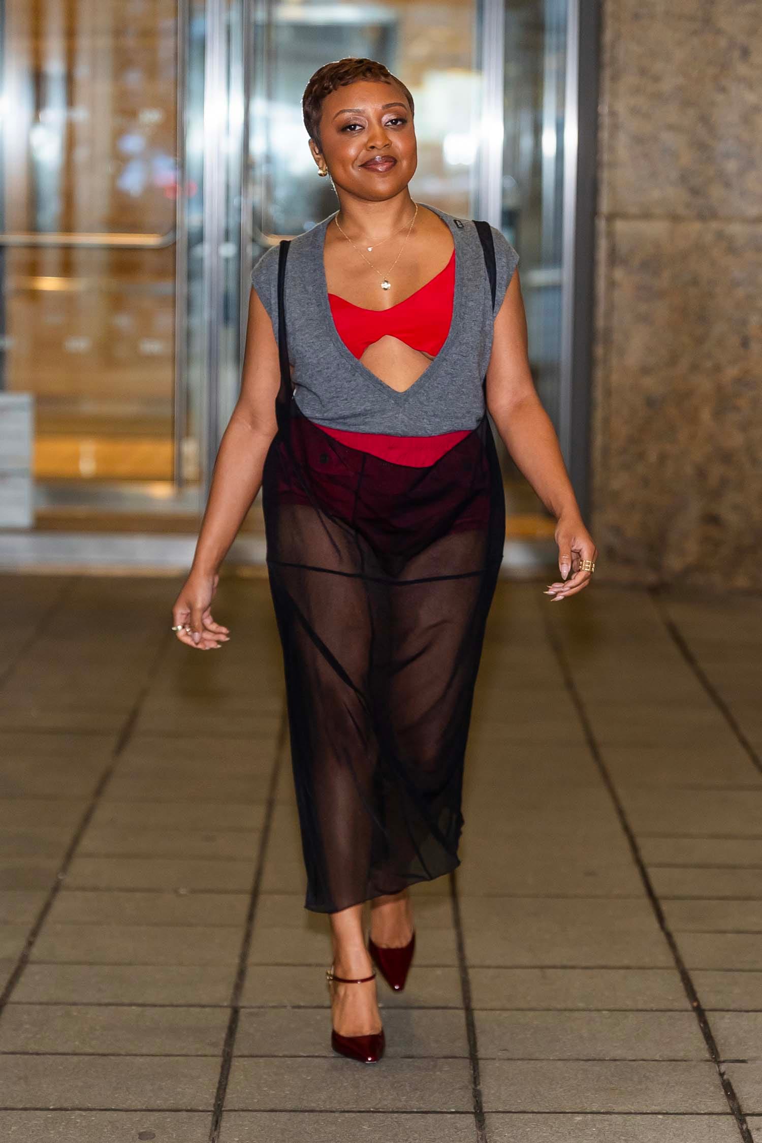 Quinta Brunson Seems, Er, Ready For Spring Weather