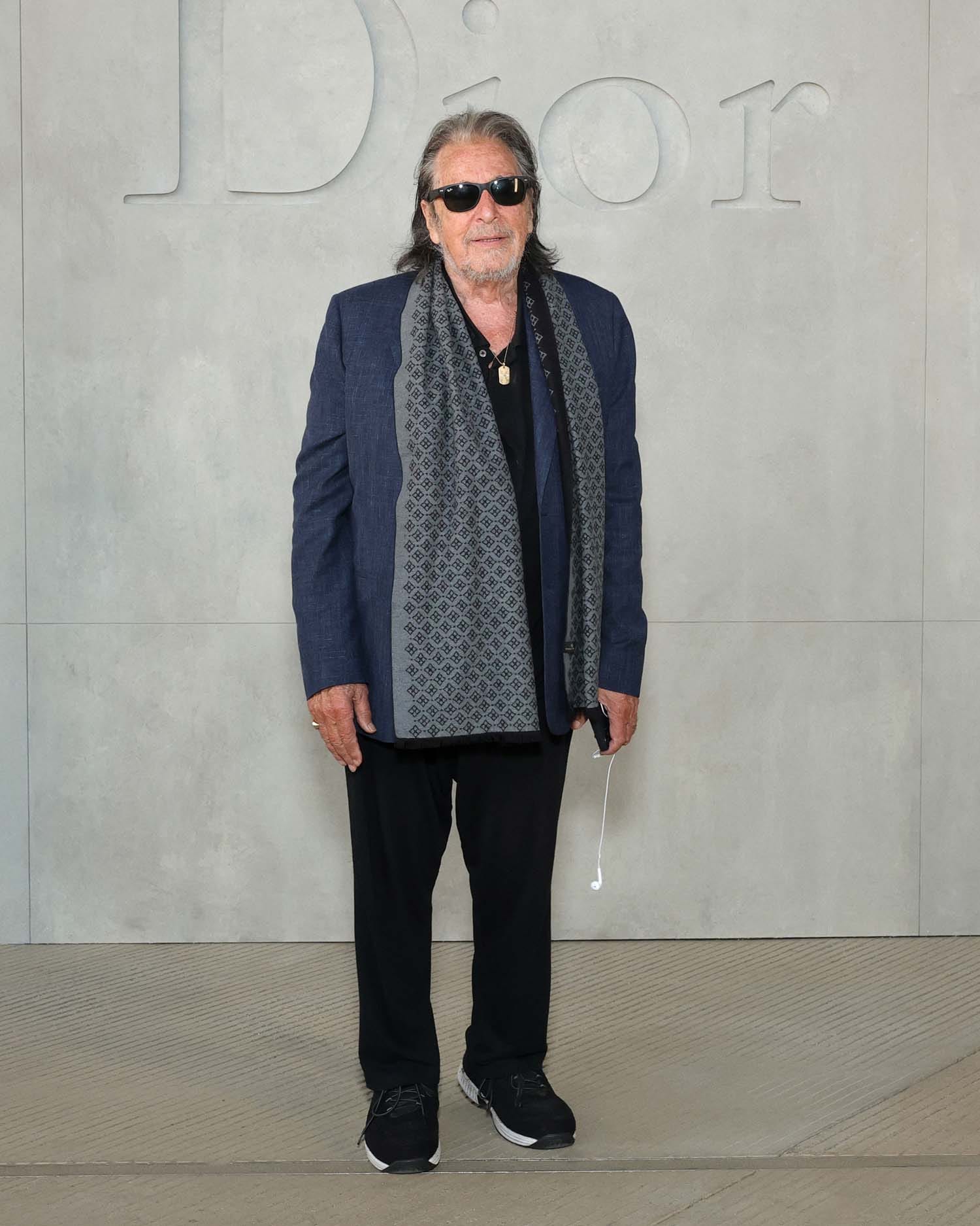 Noted Fashionista Al Pacino Attended Dior's Resort Show