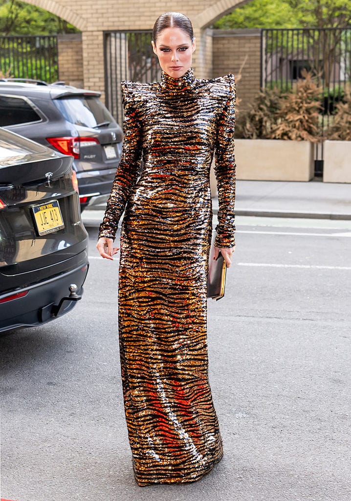 Coco Rocha Looked Amazing on the Way to the Accessories Council Excellence Awards