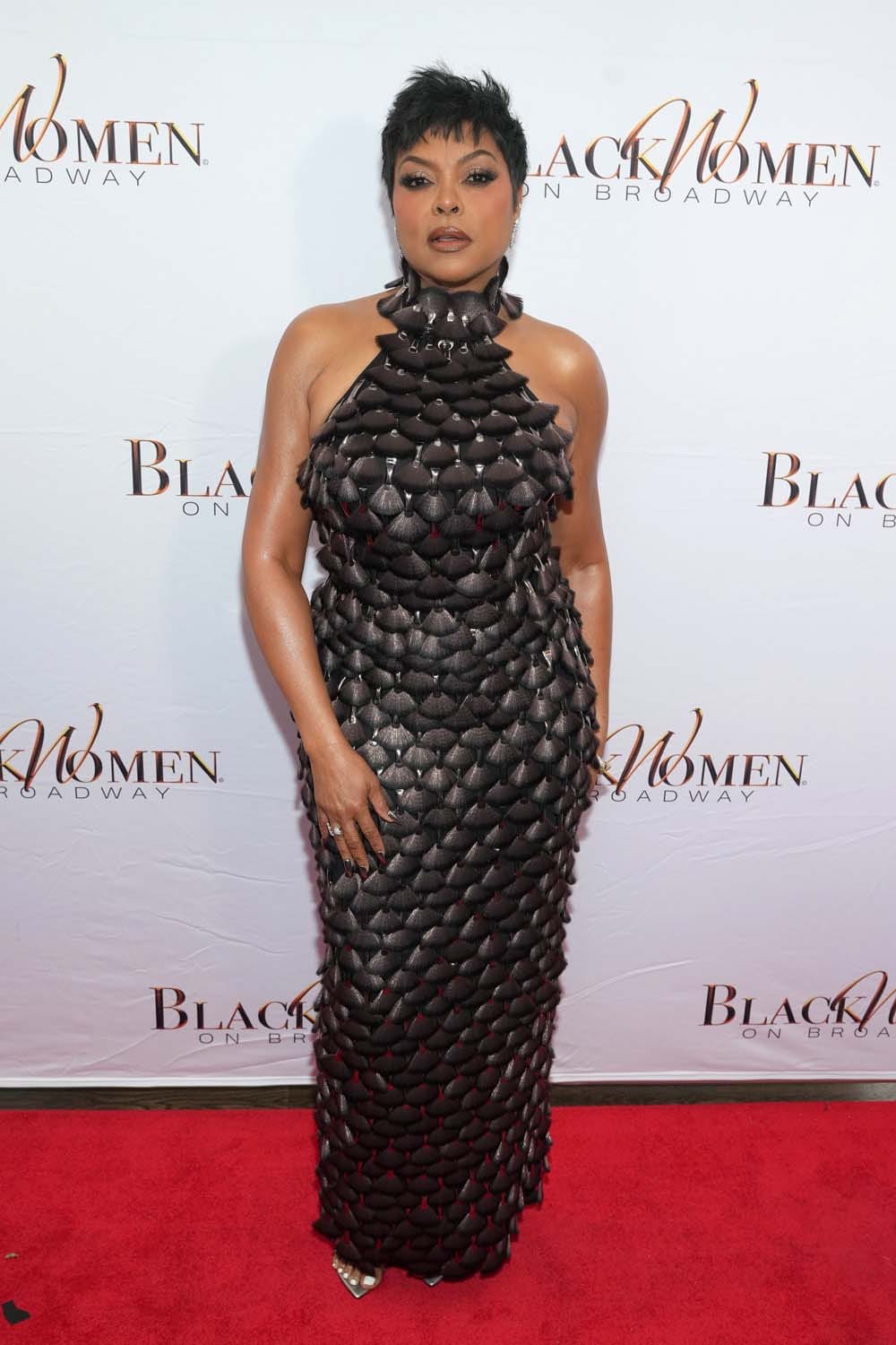 Taraji Glammed Up for "Black Women on Broadway"