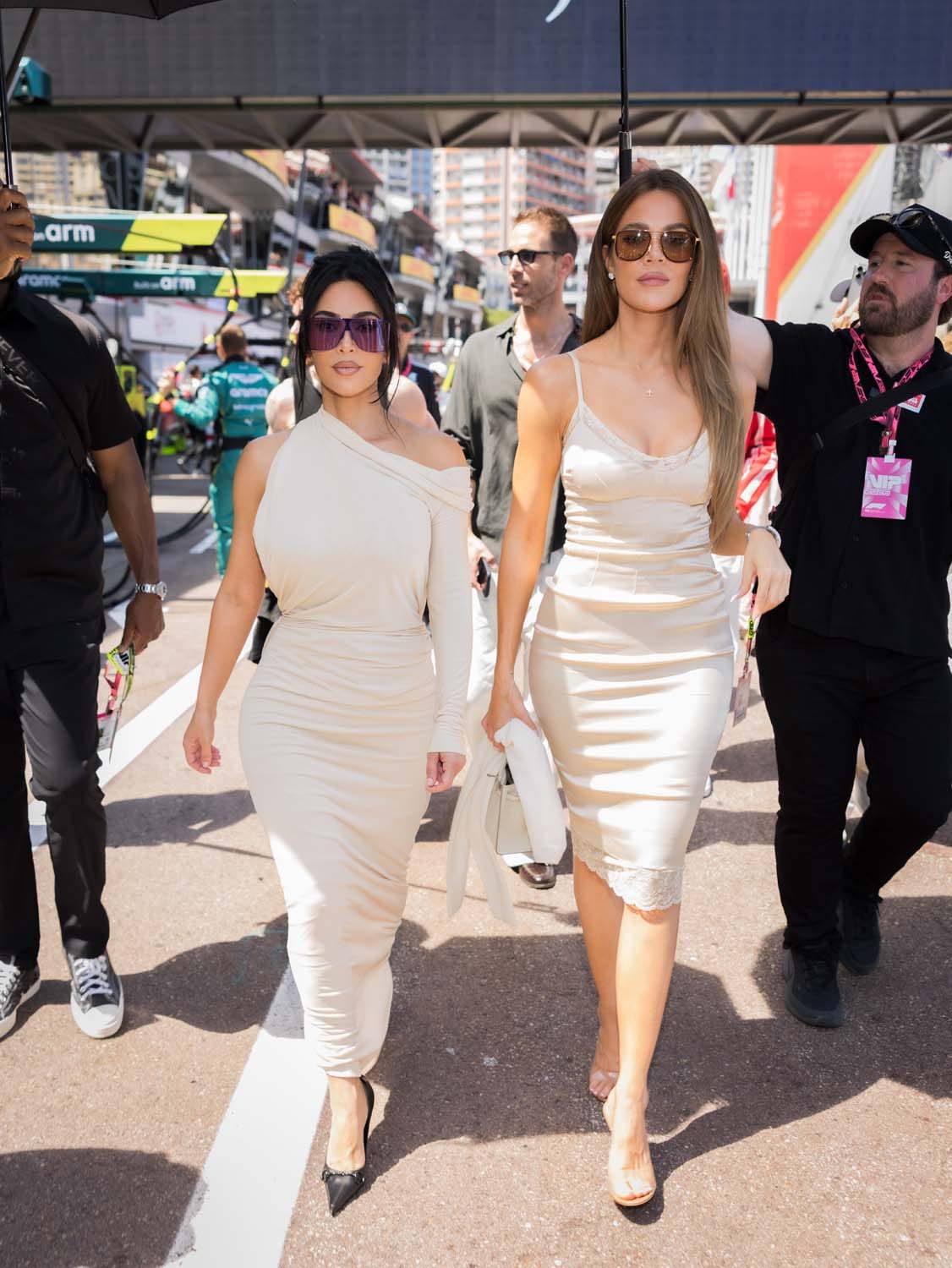 Two Kardashians Walk Into a Grand Prix