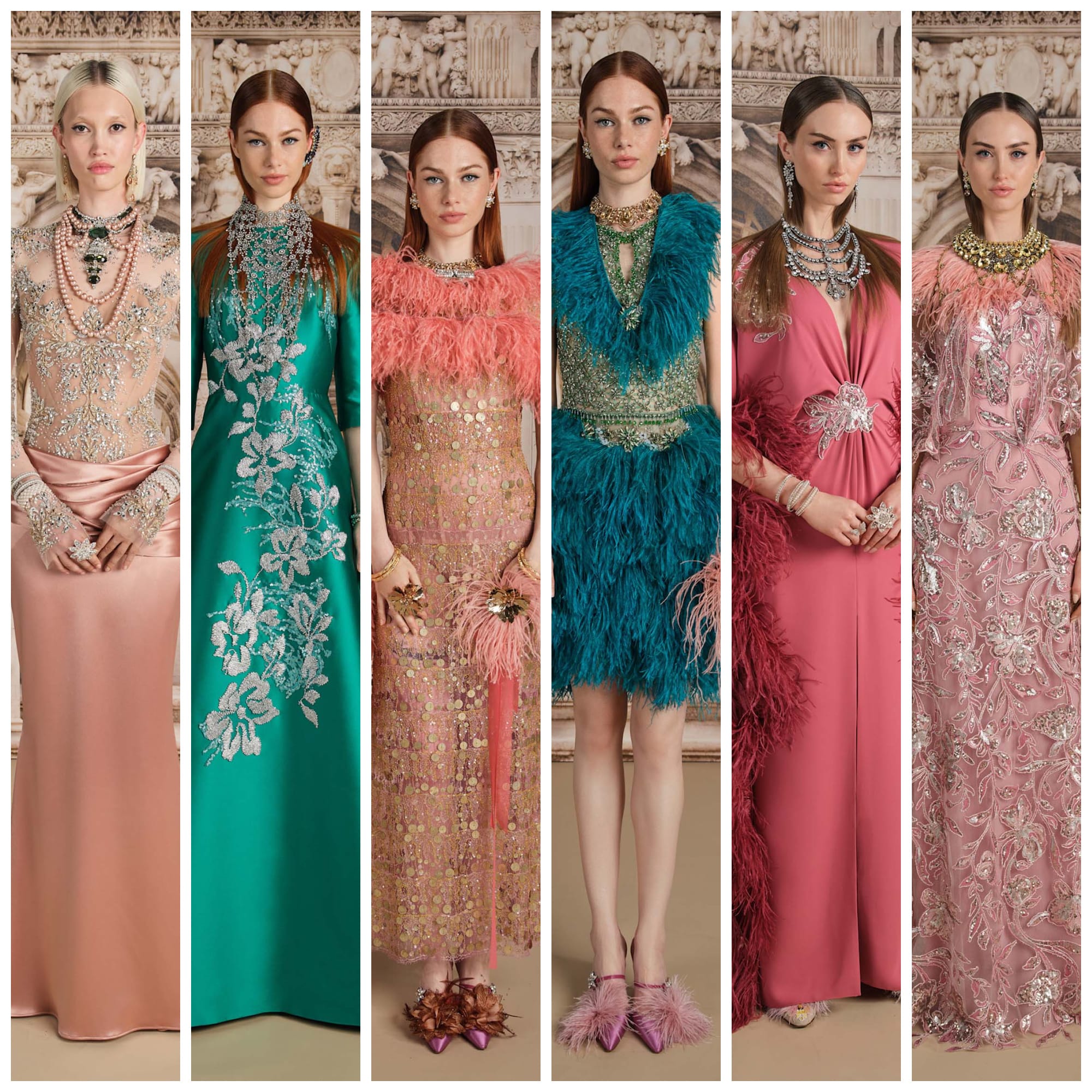Reem Acra's New Resort Collection Is Very Feathery
