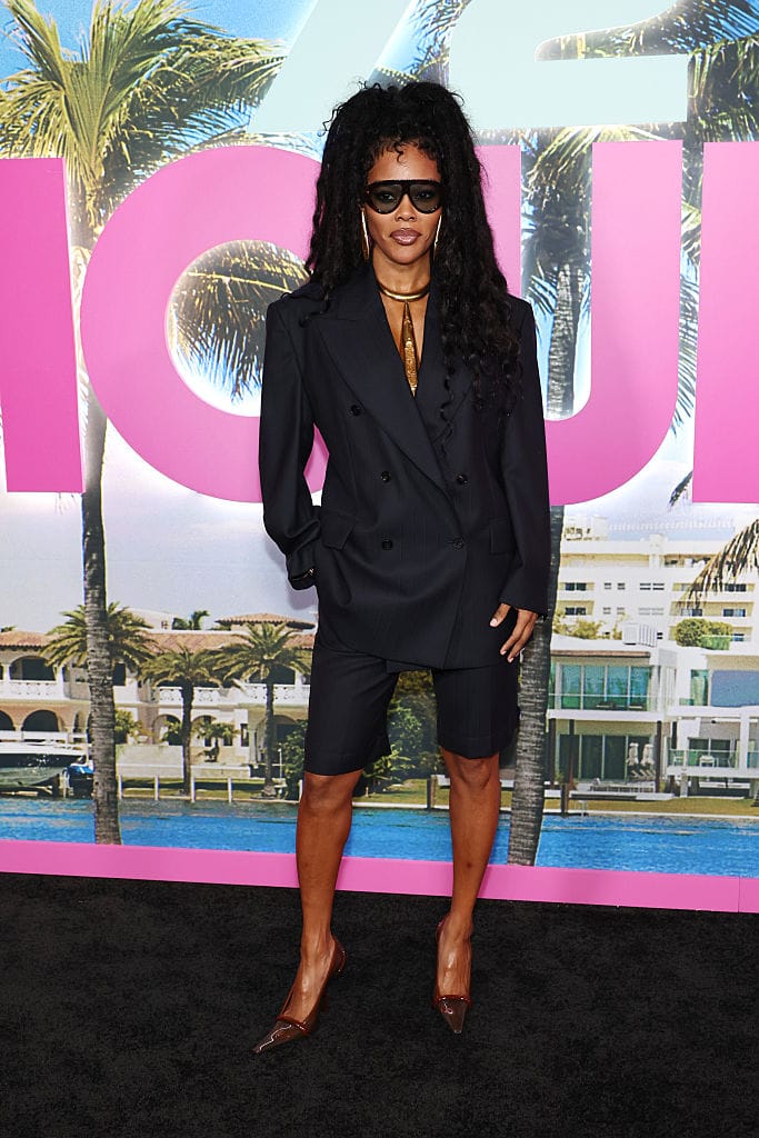 Teyana Taylor Rocks a Shorts Suit
