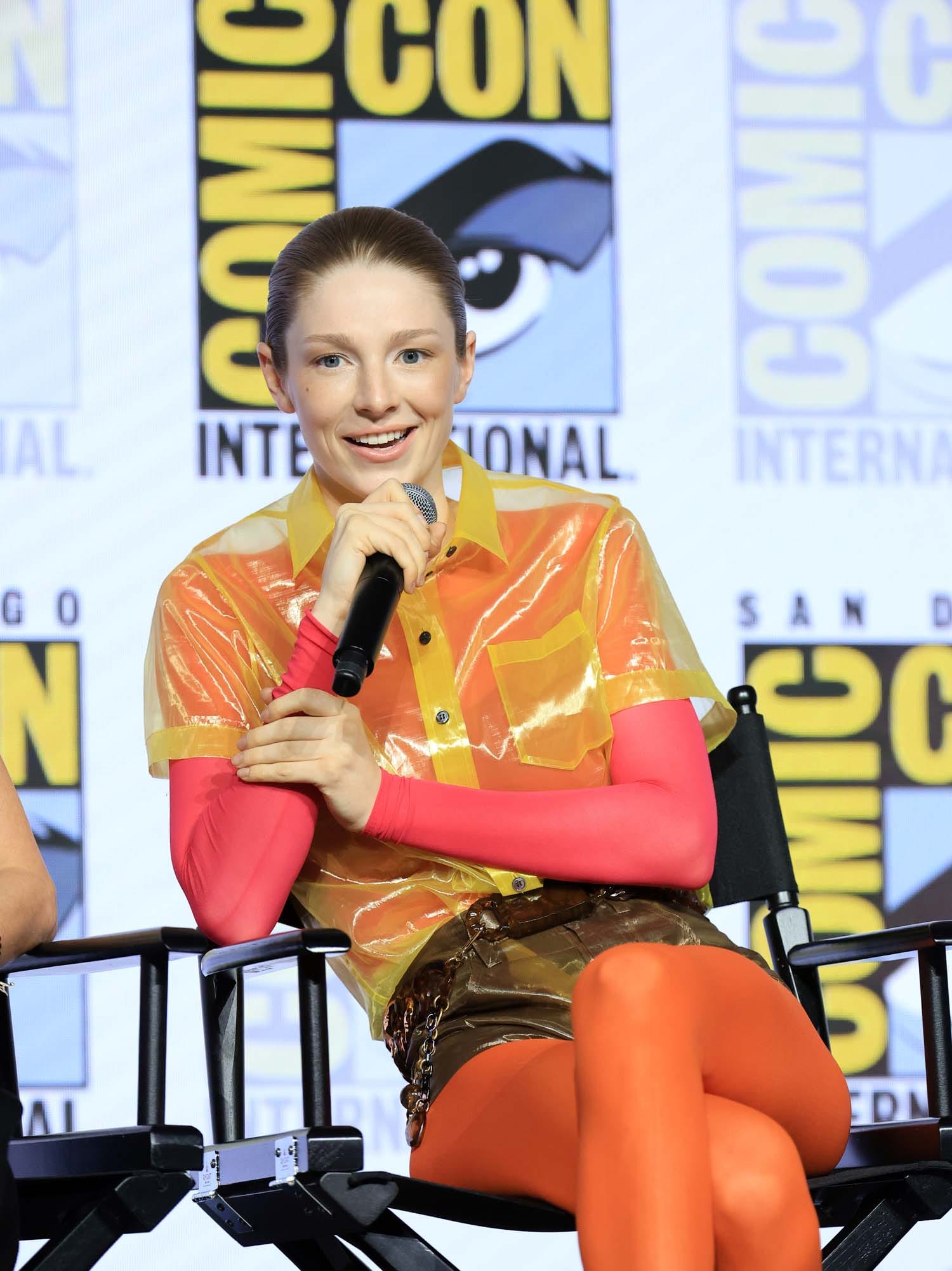 Hunter Schafer Is the Next Celeb to Try the Marc Jacobs Saran-Wrap Collection