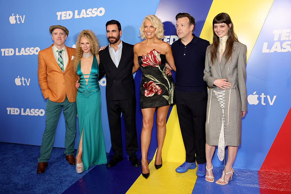 Ted Lasso's New York Premiere Brought Florals and Plaids and...Something Confusing