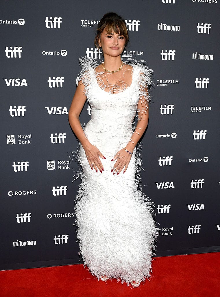 Penélope Cruz Is Feathery at TIFF