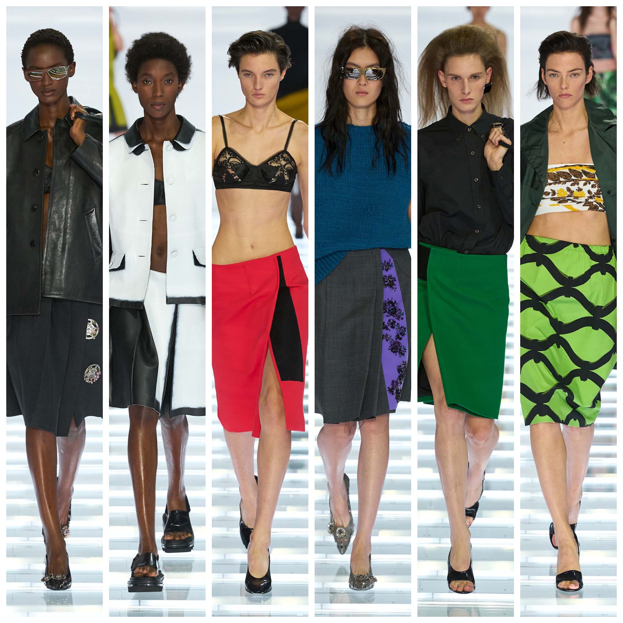 Prada Showed a Lot of Bra Tops...