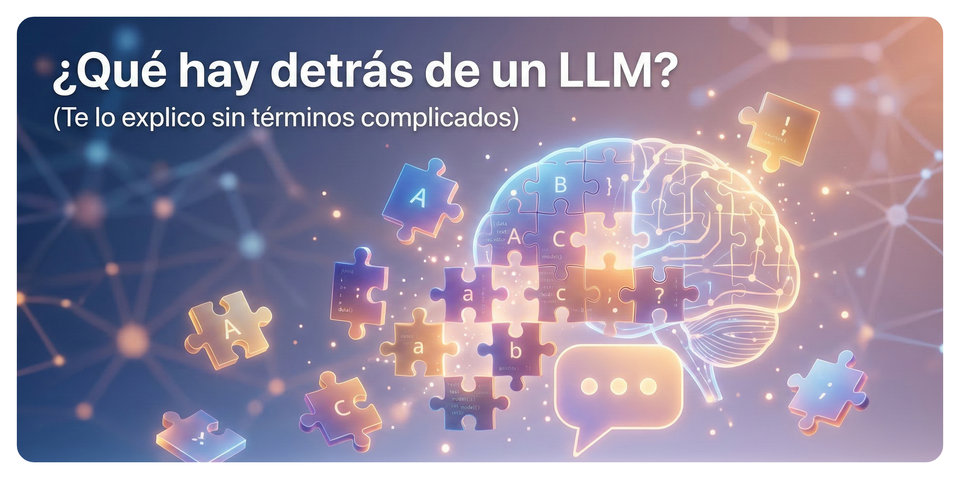 ¿Qué hay detrás de un LLM? (Te lo explico sin términos complicados) 🧠✨