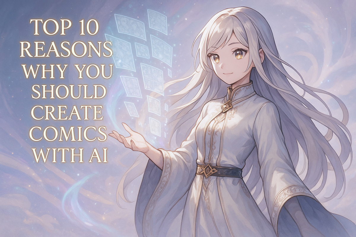 Top 10 Reasons Why You Should Create Comics With AI