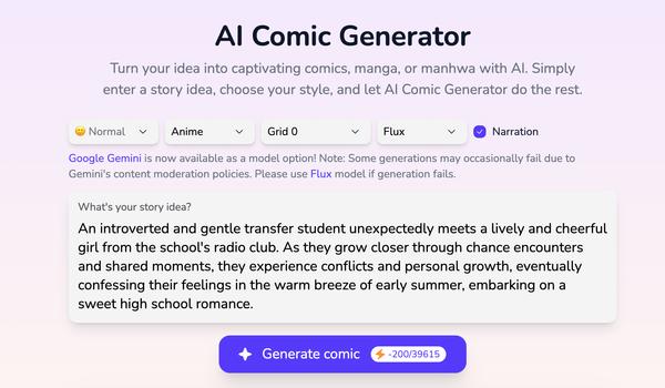 How to Create Comics With AI Comic Generator