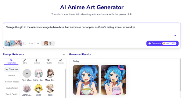 New Feature: Use Reference Images in AI Art Generation (Komiko Update)