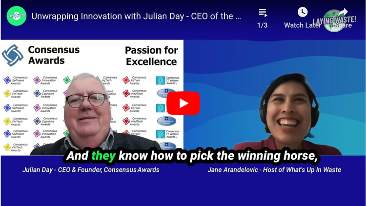 Unwrapping Innovation - An Interview with Julian Day - CEO of the Consensus Awards
