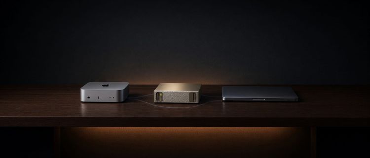One DGX Spark, a Mac Mini, and a Local Jev in Front of the GPU