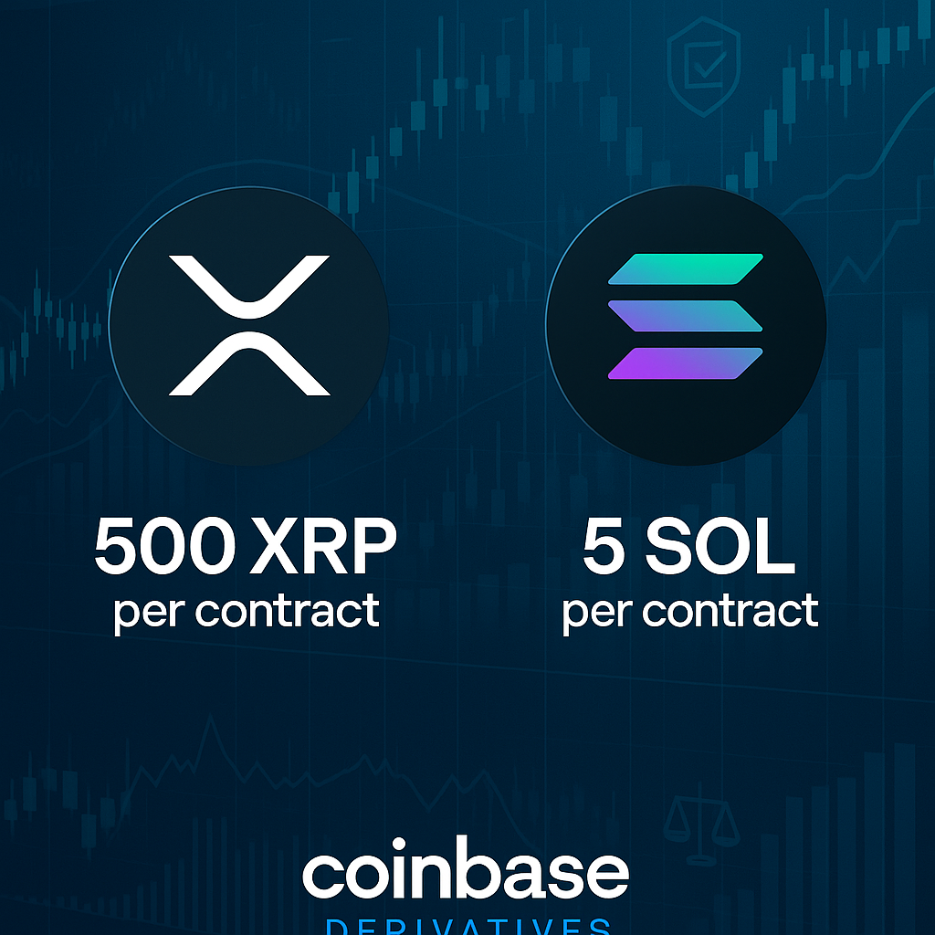 Coinbase Brings Crypto Futures to the Masses With Nano XRP and SOL Launch