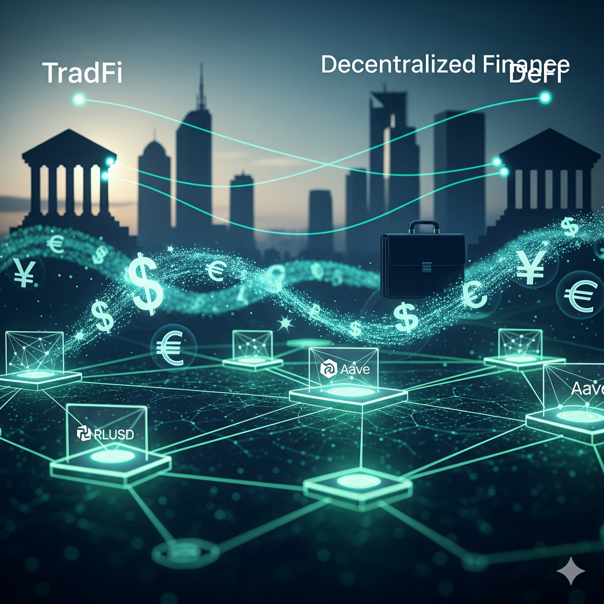 RLUSD Powers Institutional DeFi Revolution on Aave Horizon