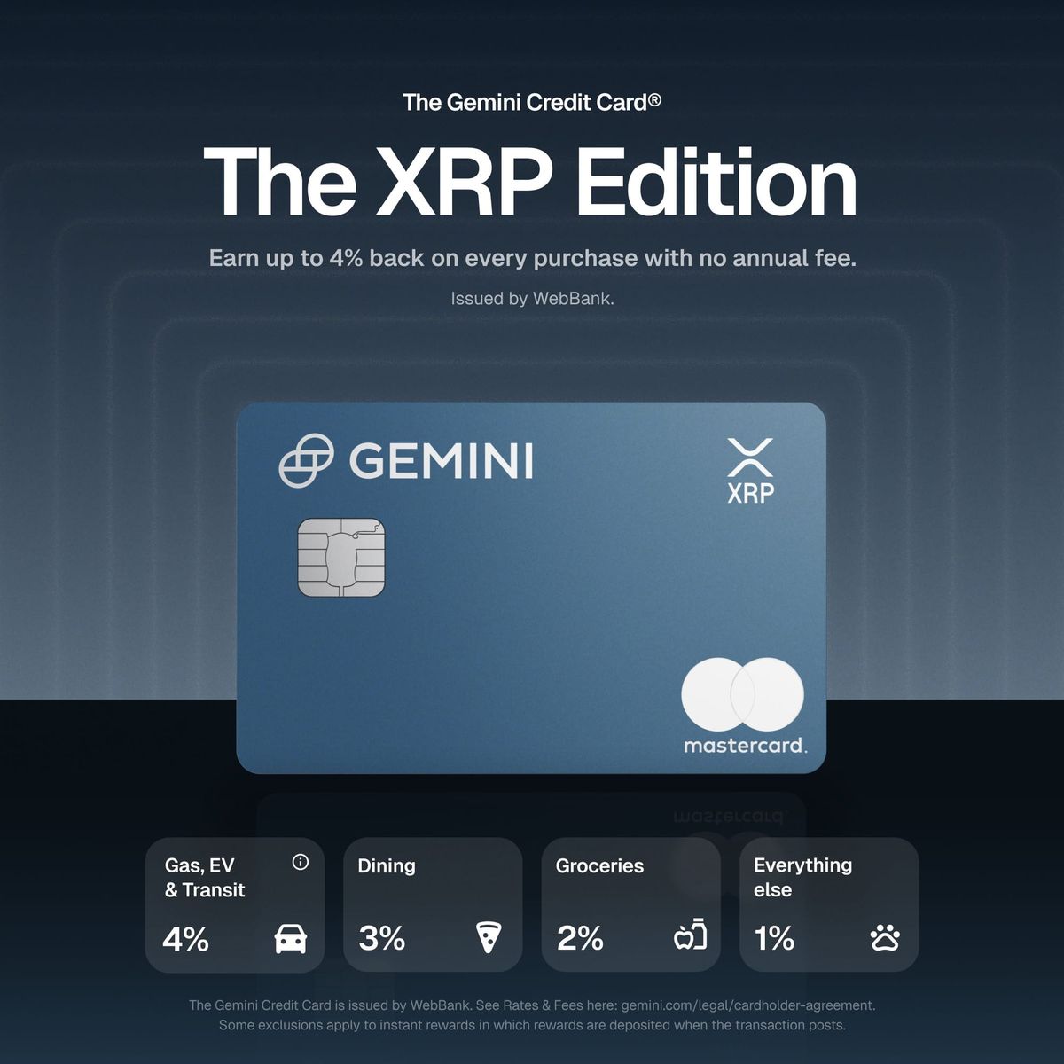 Gemini Teams With Ripple to Launch XRP Credit Card Edition