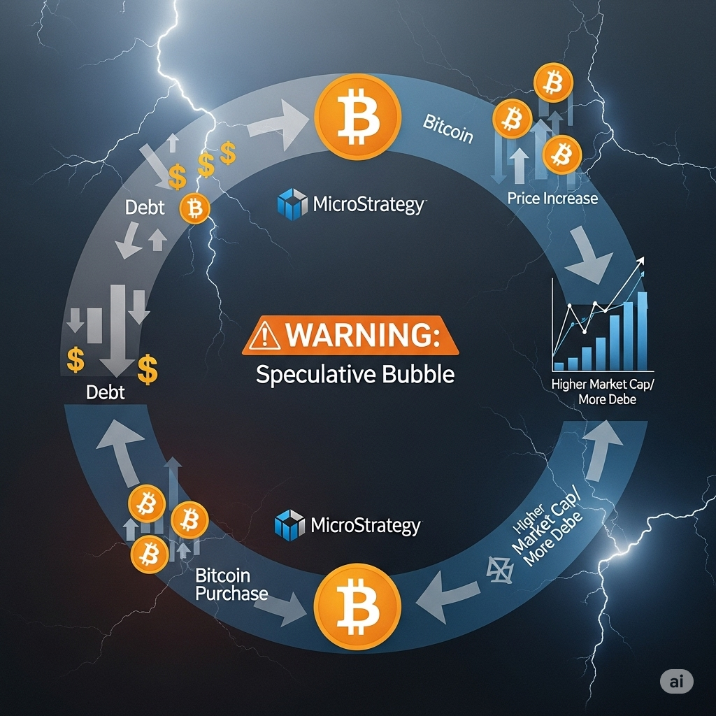 Critics Slam MicroStrategy's "Reflexive Loop" as Potential Ponzi Scheme