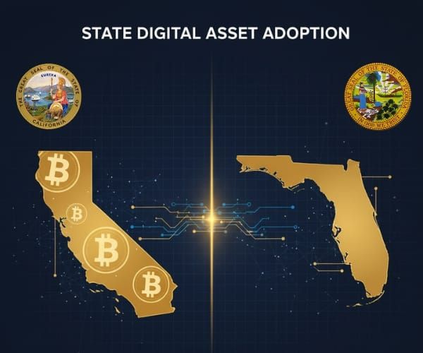 California and Florida Pass Landmark Laws Allowing State Custody of Bitcoin and Crypto
