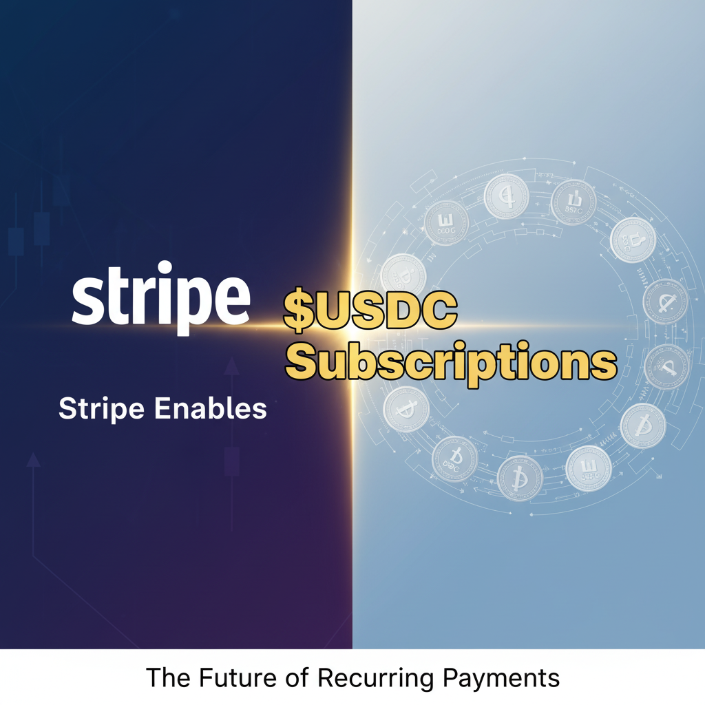 Stripe Expands Crypto Integration with Stablecoin Subscription Payments