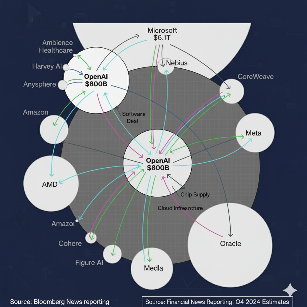 The $500 Billion Circle: Inside the AI Bubble Where Everyone's Trading Money With Each Other