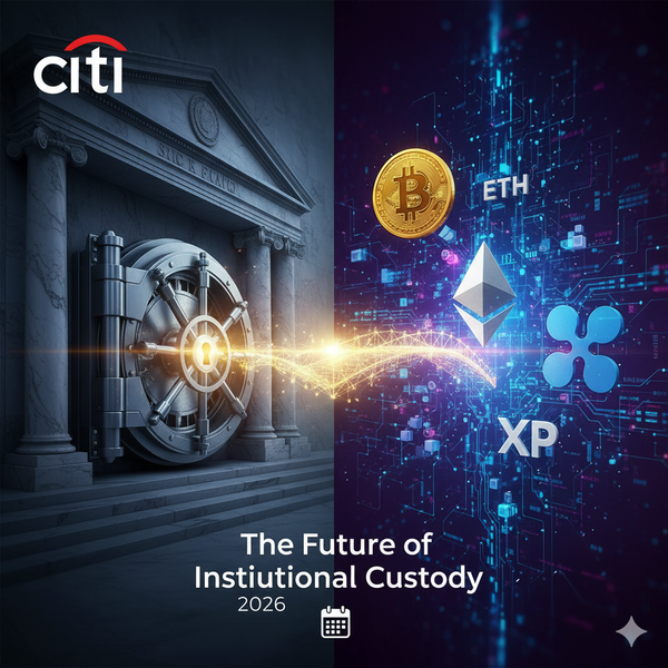 Wall Street Giant Citi to Launch Crypto Custody in 2026