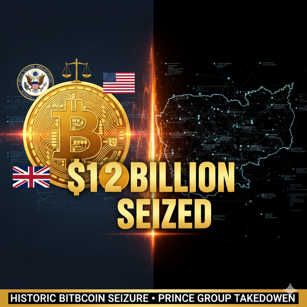 US Seizes Record $14 Billion in Bitcoin From Cybercrime Network