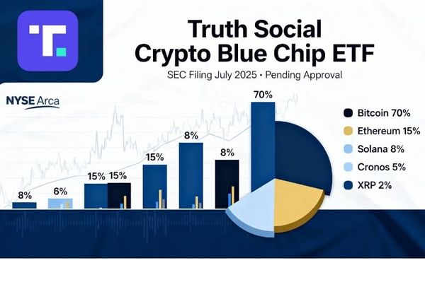 Trump Media Files for Multi-Crypto ETF: XRP Included in Blue Chip Basket