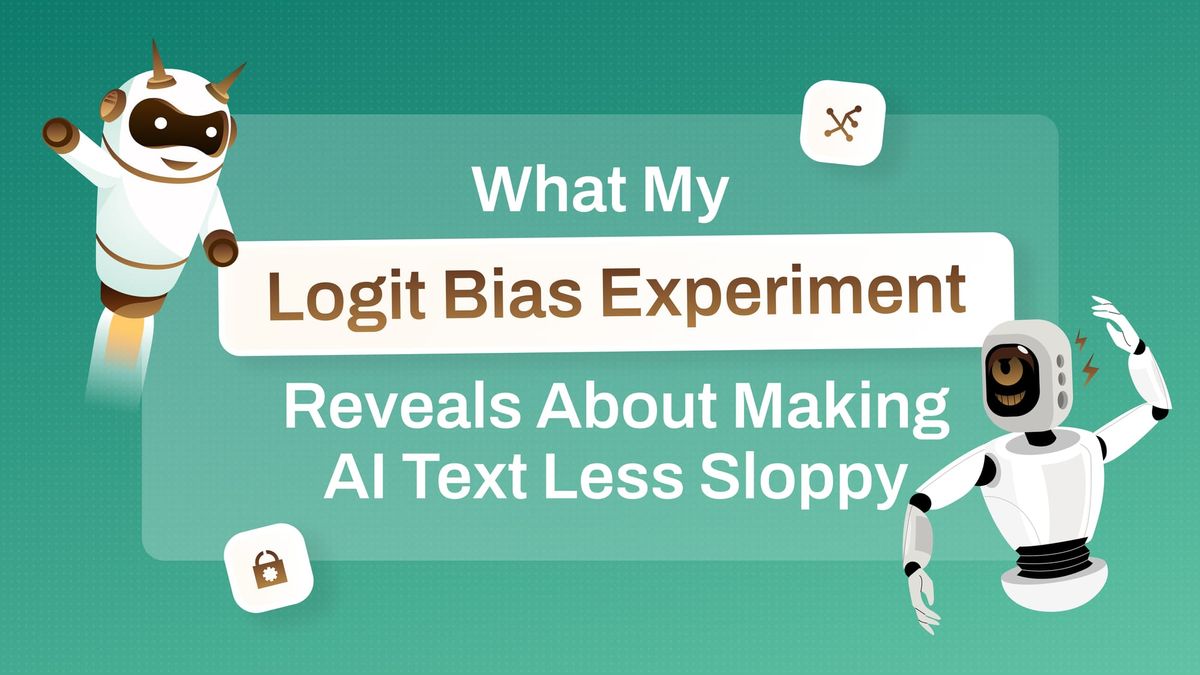 Reducing AI-Slop with Logit Bias