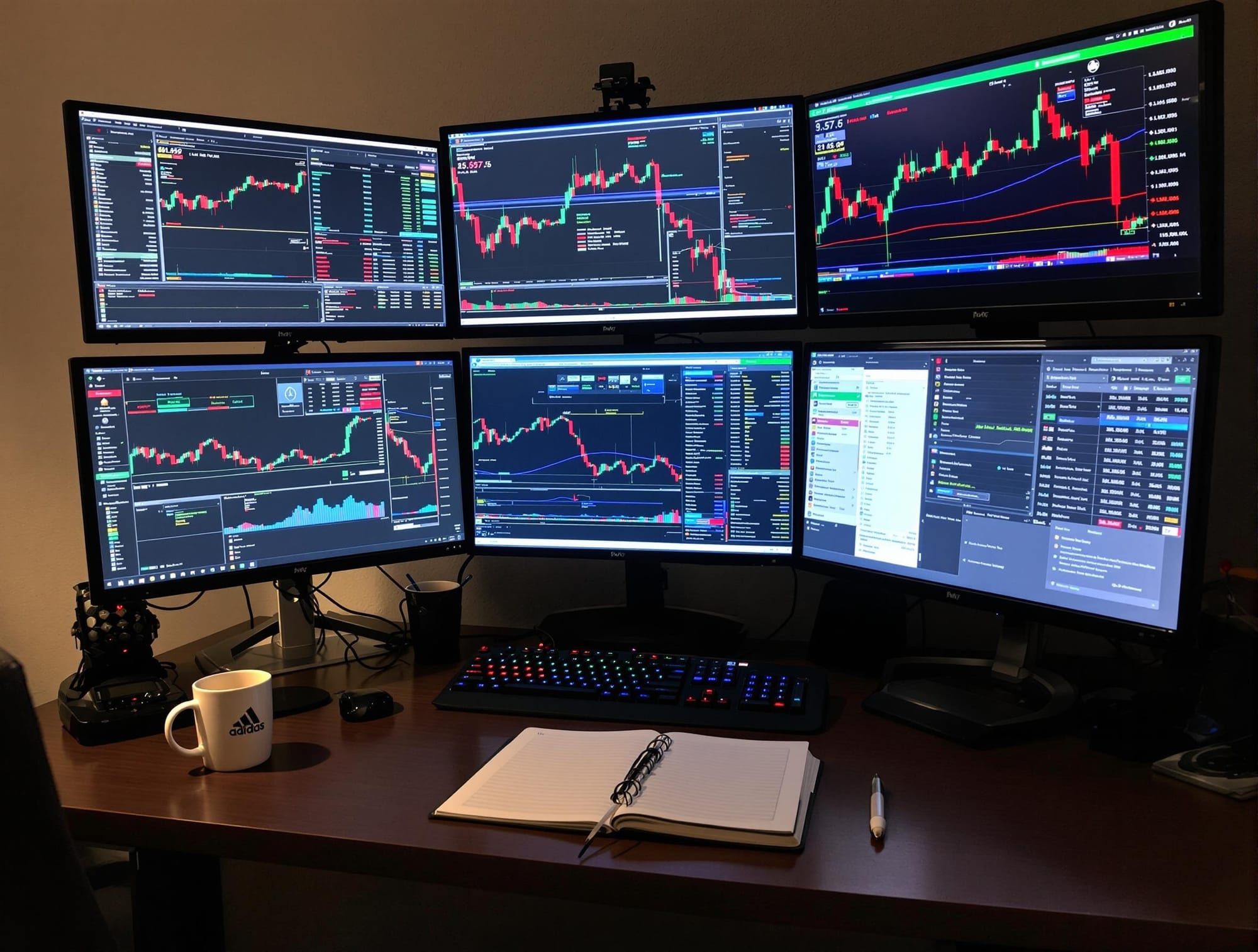 best software for trading As many monitors as possible