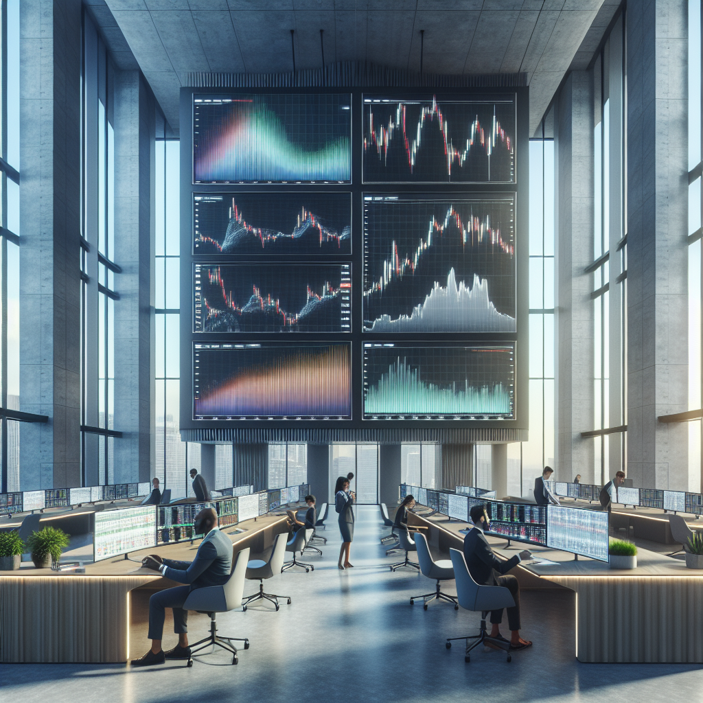 A trading floor of people figuring out annual rate of return calculator
