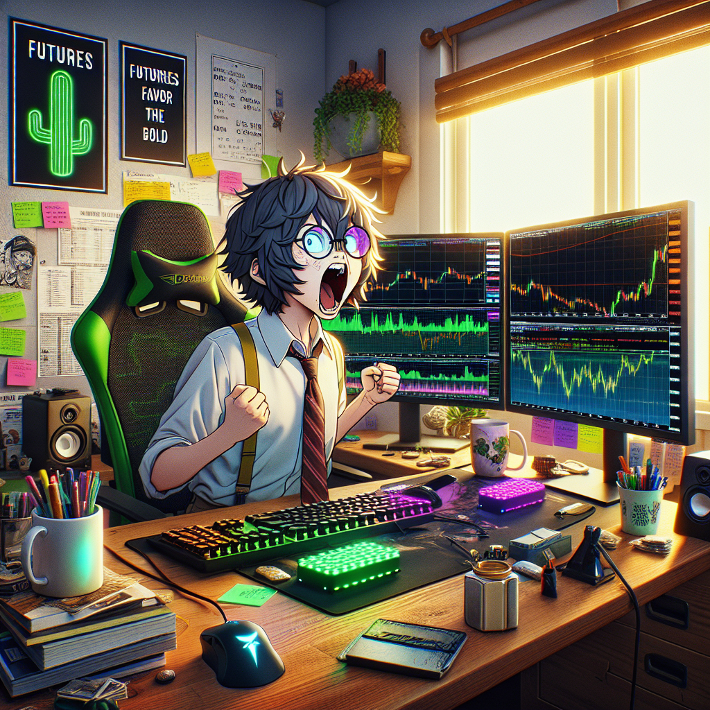 A graphic of an anime person trying to figure out what is a cfd trading account