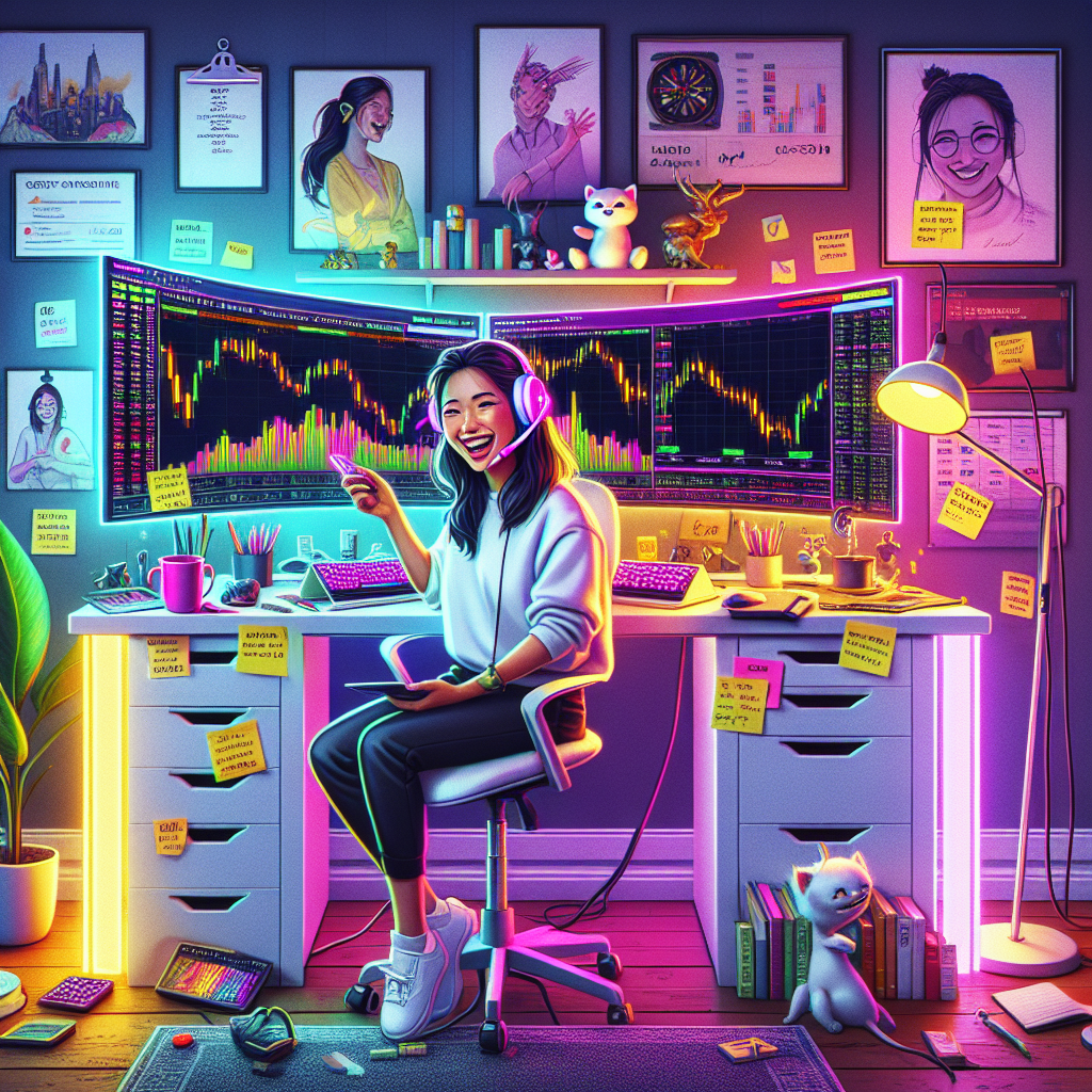 A graphic of a lady finding out how to trade currency futures