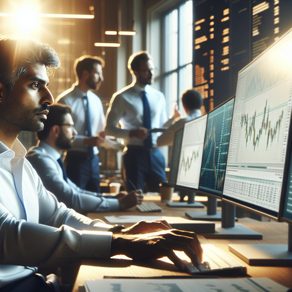 Looking at a screen deciding the best futures contracts to trade