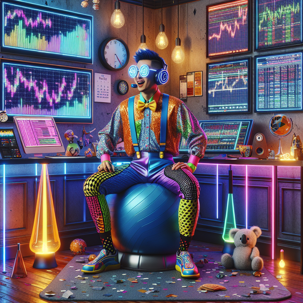 A graphic of a streamer winning a trade on micro bitcoin futures