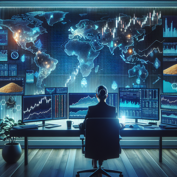 Graphic of a women demonstrating how do you trade commodities