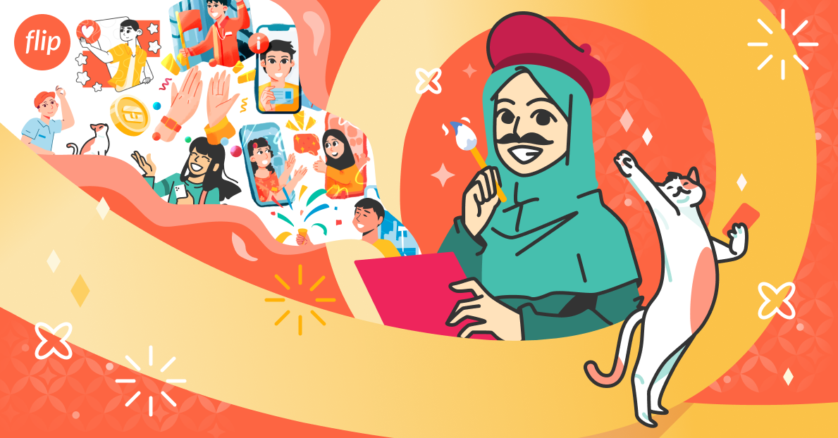 Behind the Flip's Face: Storytelling and Evolving Illustration Style