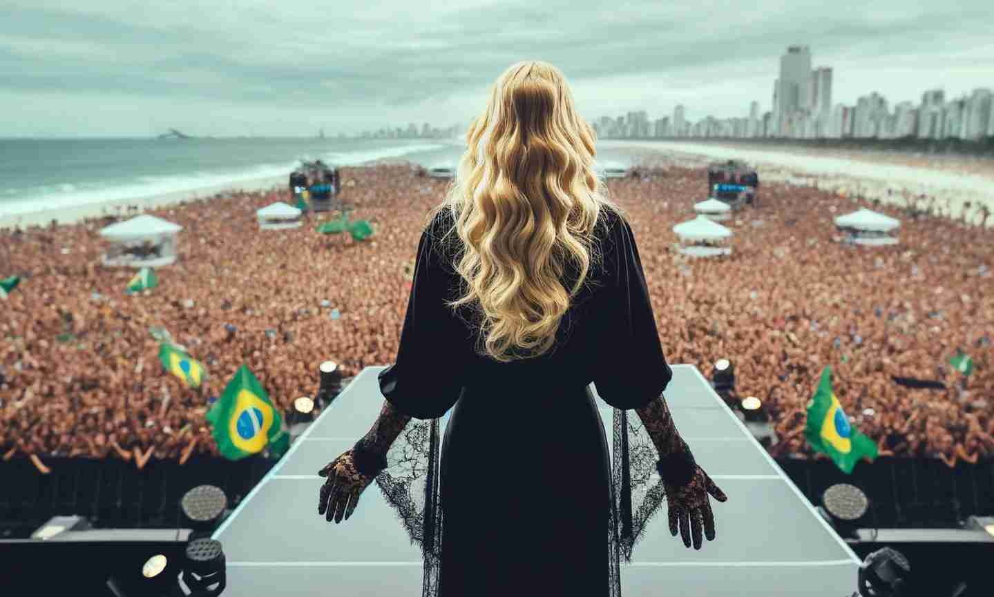 Madonna performed to 1.6mln people at Copacabana beach