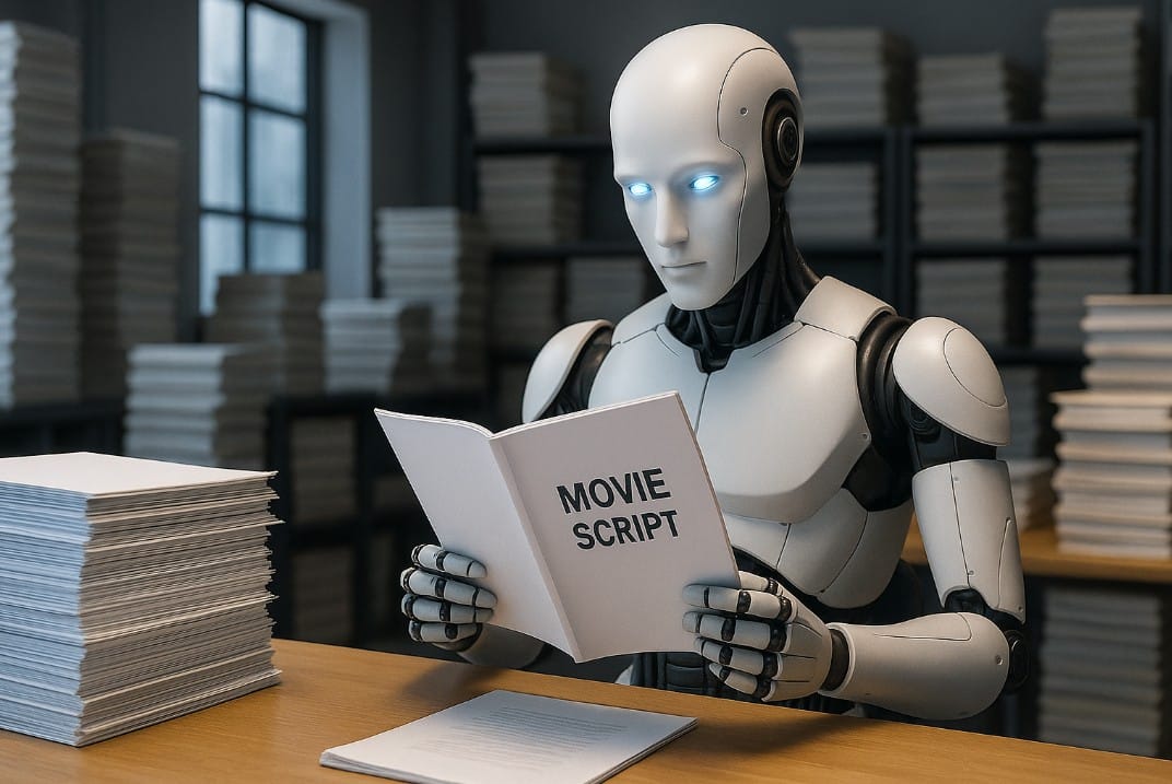 AI 'robot' reading movie scripts