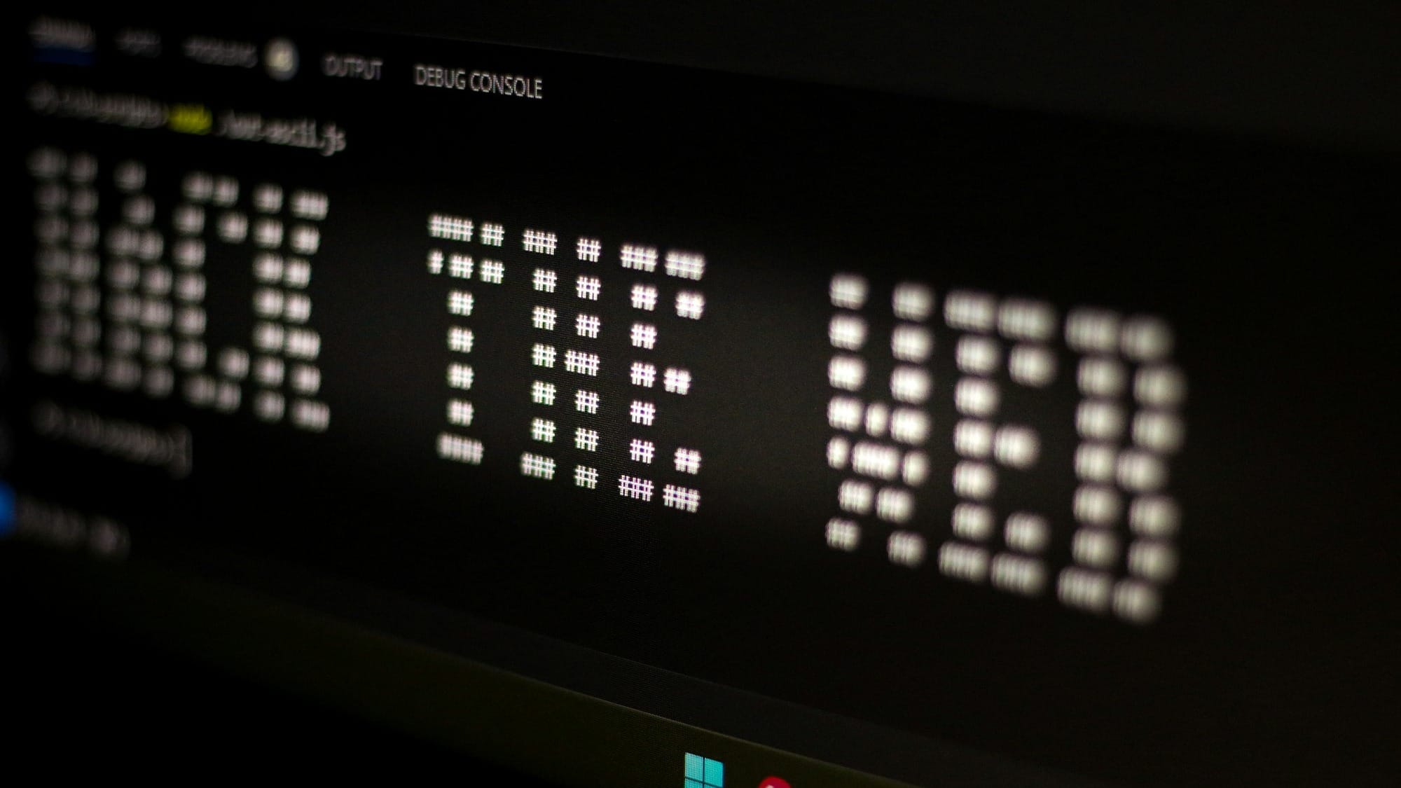 A close up of a digital clock displaying the time