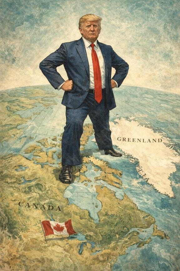 A person in a suit standing on a map