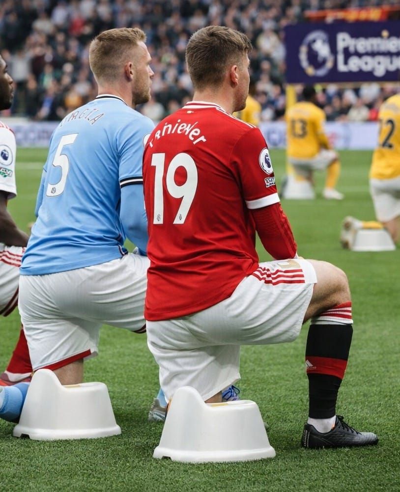 Football responds to 'show you're shit'