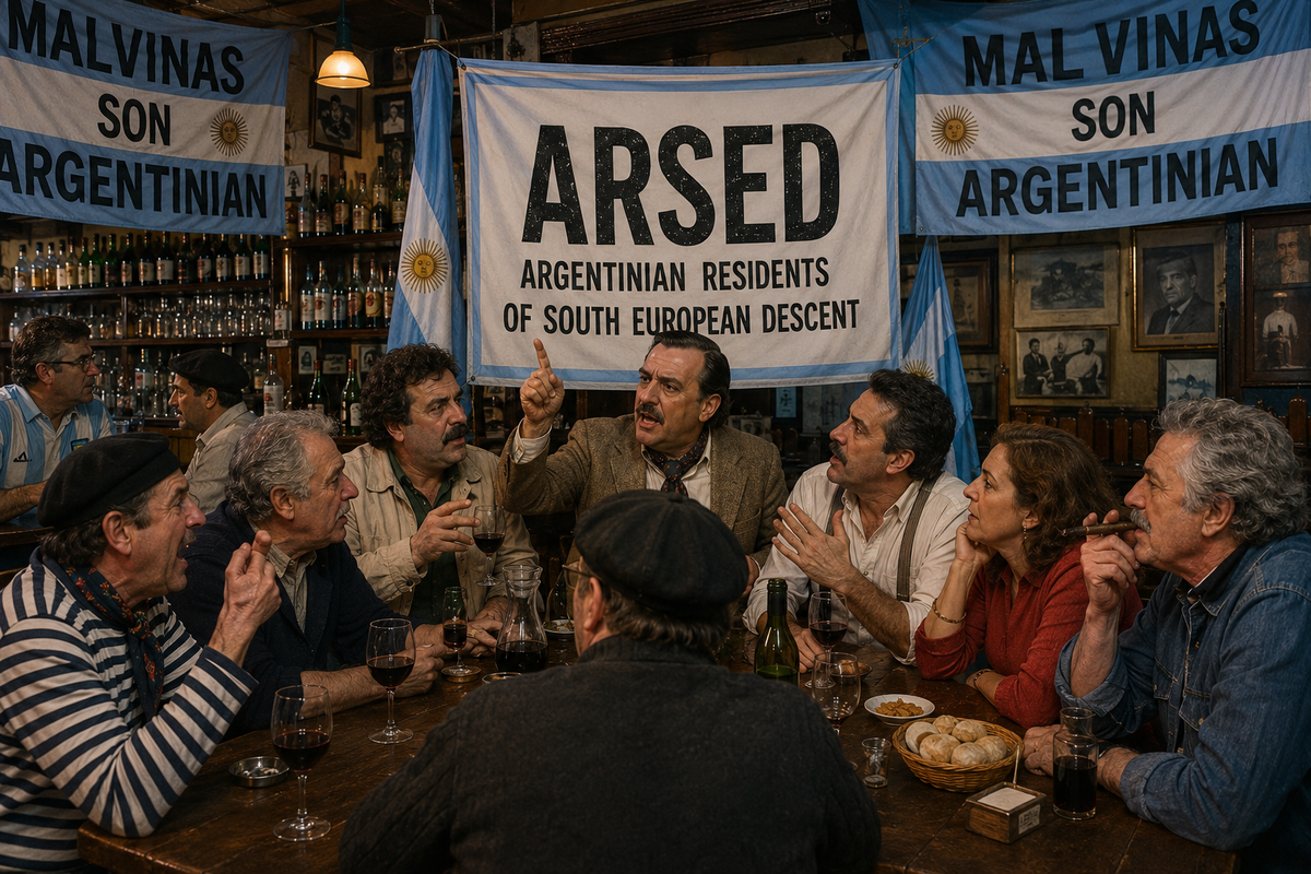 Self-determination not apply to Falklands say Argentinians of european descent