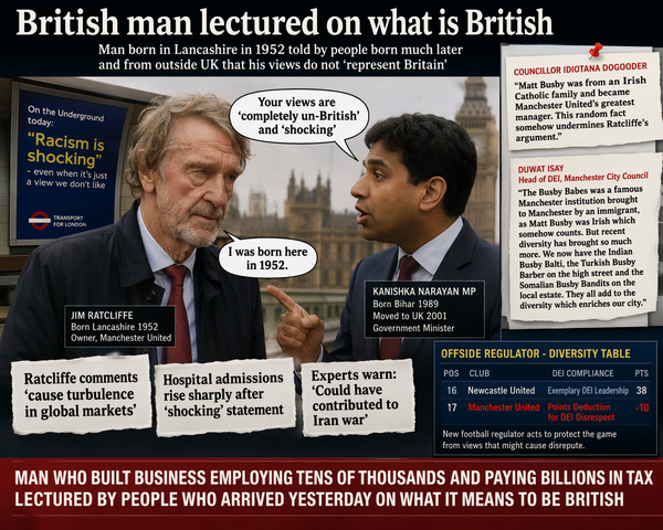 British born man lectured on what is British