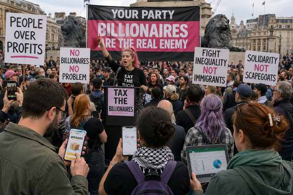 Real issue is billionaires says left-wing group
